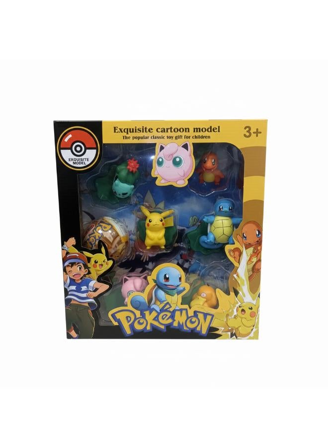 Pokémon Exquisite Cartoon Model Set
