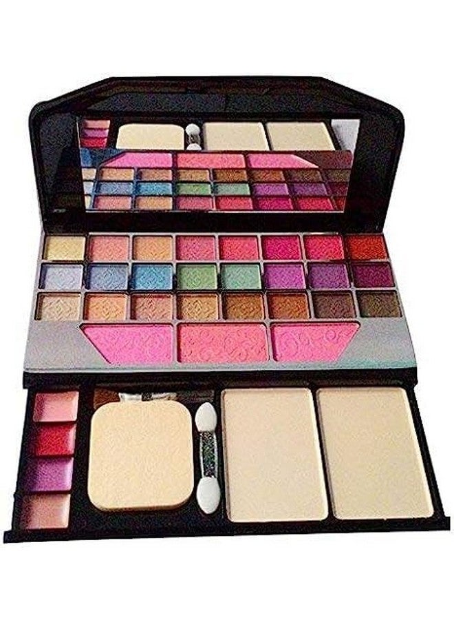 SUNISA Tya Makeup Eyeshadow Kit + 5 Pcs Makeup Brush + 2 Pc Blender Puff Combo - Multicolor - Image 2