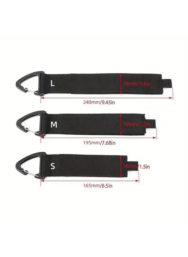 5pcs Heavy Duty Nylon Cable Organizer Straps With Buckle Binding System - Image 2