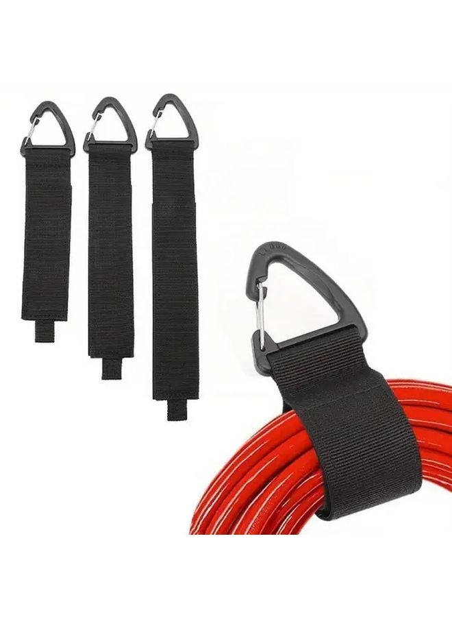 5pcs Heavy Duty Nylon Cable Organizer Straps With Buckle Binding System - Image 3