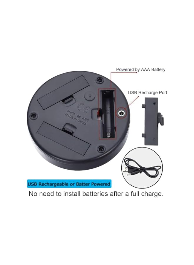 The Bros 4 Pack Light Up Coasters, USB Rechargeable LED Drink Coaster Lights, Colorful Beverage Coasters for Club, Wedding, Party Decoration, Suitable for a Wide Range of Cups - Image 2