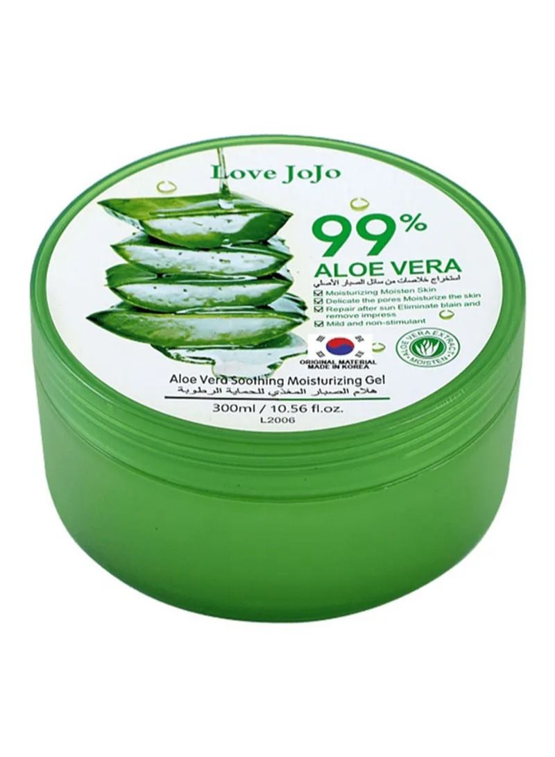 ألو فيرا 99% Aloe Vera Soothing Moisturizing Gel Green 300ml