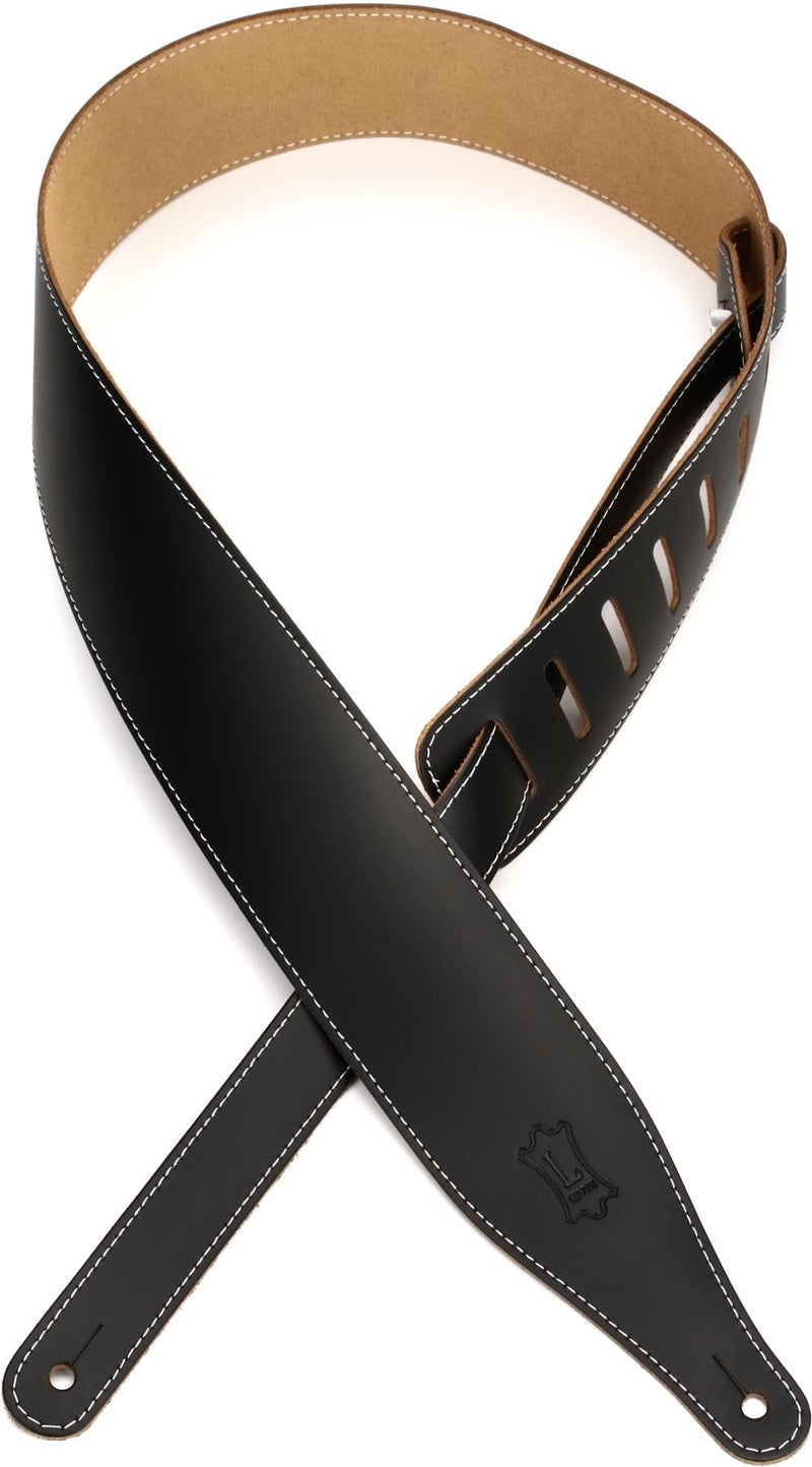 Levy's Leathers DM17-BLK Leather Guitar Strap - Image 3