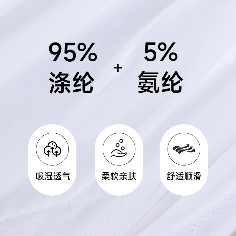 Generic Quick-Dry Pleated Tennis Skort Anti-Exposure for Women White - Image 5