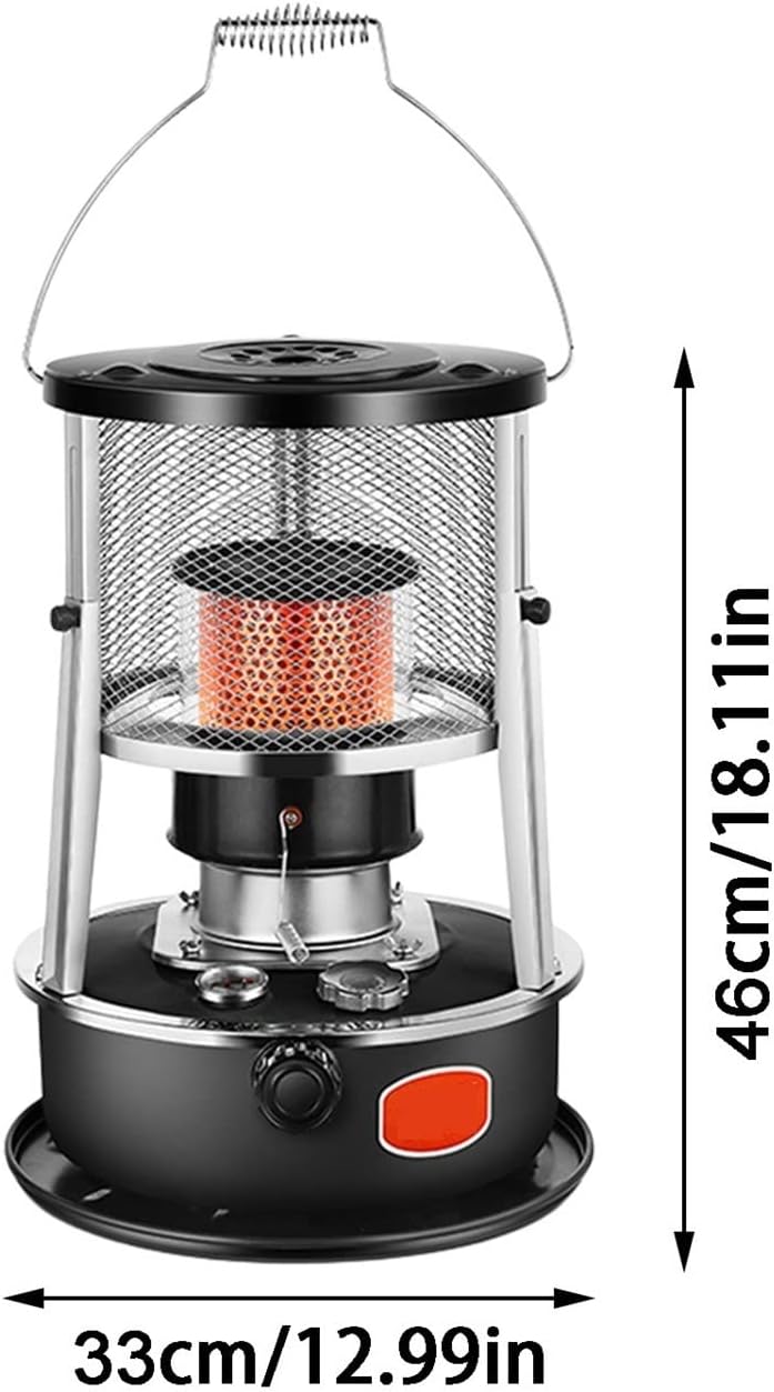 WWDZ Camping Stove Portable Kerosene Stove Heater Lightweight Kerosene Stove Heater With Oil Gauge Portable Kerosene Warmer Automatic Extinguishing Suitable For Outdoor Backpacking Hiking Traveling Te - Image 3