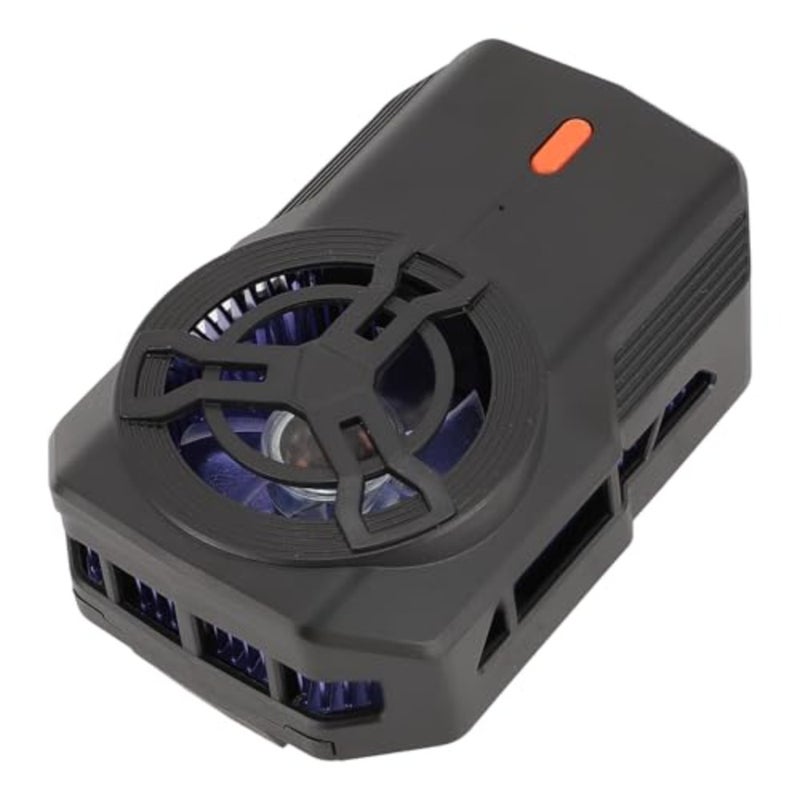 Magnetic Phone Cooler and Cell Phone Quiet Cooling Fan with Colorful Lights for Gaming Live Streaming Compatible with and - Image 2