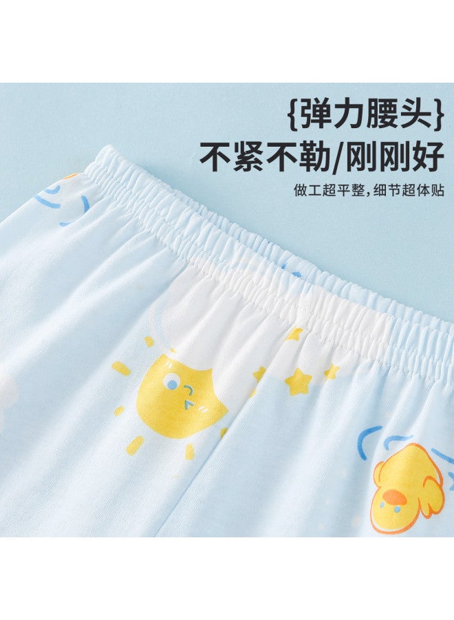 Doxiluka baby Mosquito-repellent Pants - Kids' Cotton Long Pants For Summer, Lightweight Unisex Casual Wear - Image 4