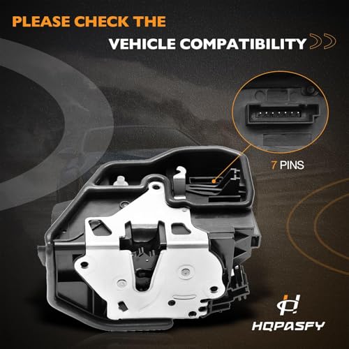 HQPASFY Door Lock Actuator Motor (Front Left Driver Side), Compatible with 2003-2019 BMW 128i/325i/330i/335i/525i/528i/528xi/535i/650i/760Li/M6/X3/X5/Z4 & More E90/E60/E82/E88/E92/E65, Replaces# 51217202143 - Image 4