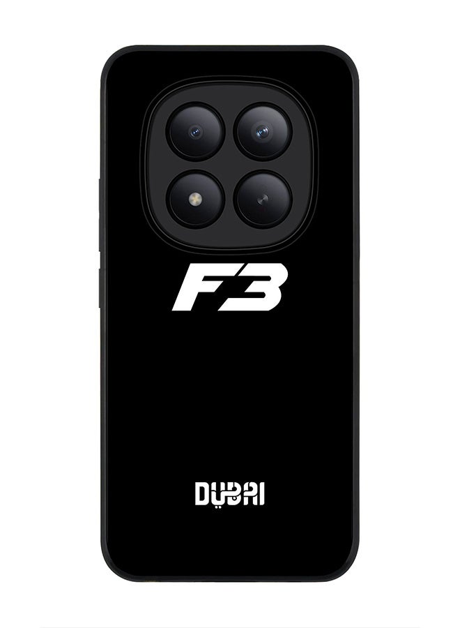 For Xiaomi Redmi Note 15 Pro+ / Poco M8 Pro Case,Slim fit Camera Protection, Shockproof Thin Phone cover  -  Faz3 Dubai Black