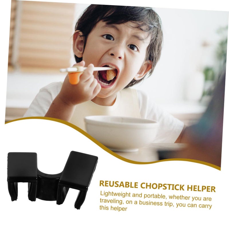 10 Pcs Reusable Chopsticks Hinges Connector Clips Learning Helper Fork Tool for Adults And Children - Image 5