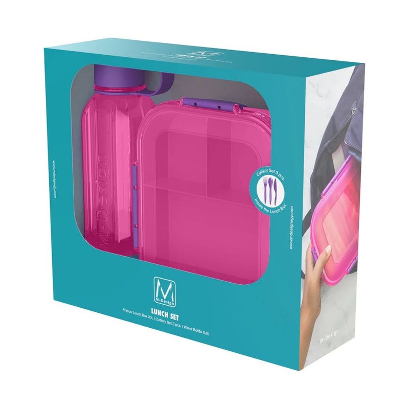 M-Design 2.1 Litre Pink Lunch Set - 75096