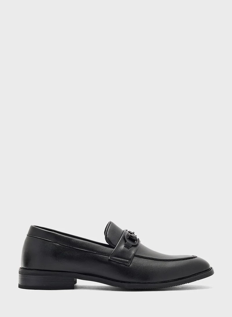 Robert Wood Superior Faux Leather Formal Slip Ons