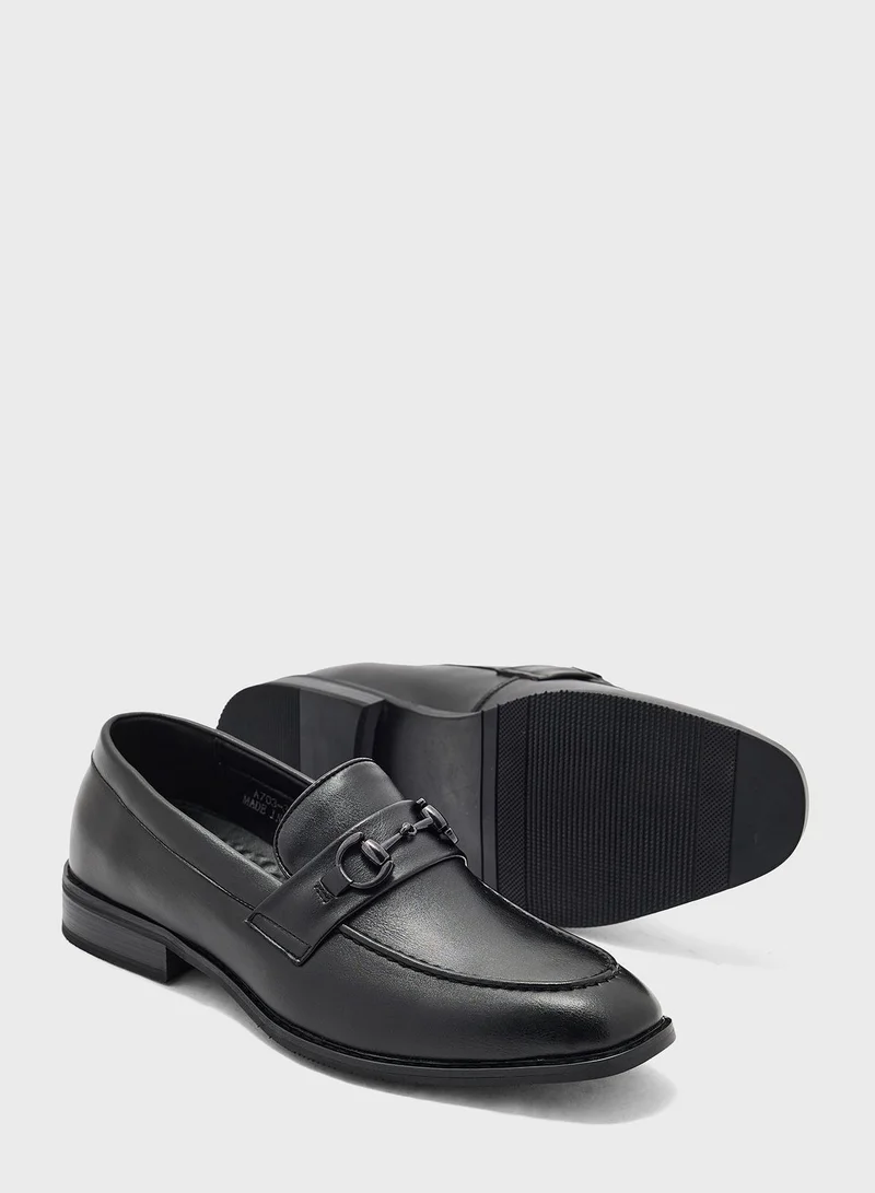 Robert Wood Superior Faux Leather Formal Slip Ons