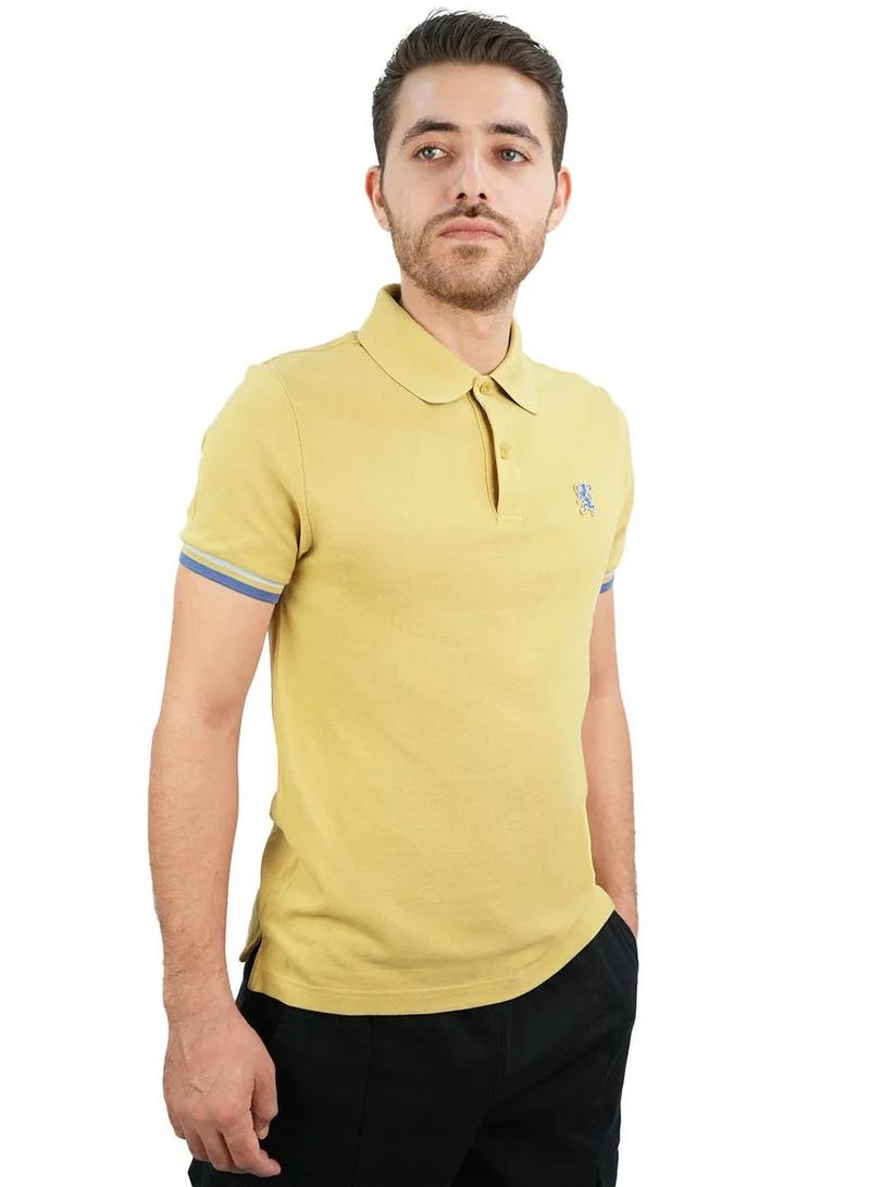 Men's Performance Polo: Classic Piqué, Tipped Collar, Embroidered Detail