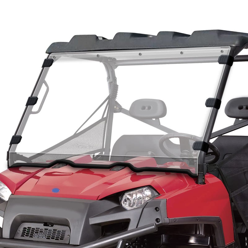 زجاج أمامي مقاوم للخدش StarknightMT Ranger 800 570 محمي من الأشعة فوق البنفسجية مع طلاء صلب متوافق مع Polaris 2010-2016 Ranger XP 800 وRanger XP 800 Crew وRanger 800 6x6