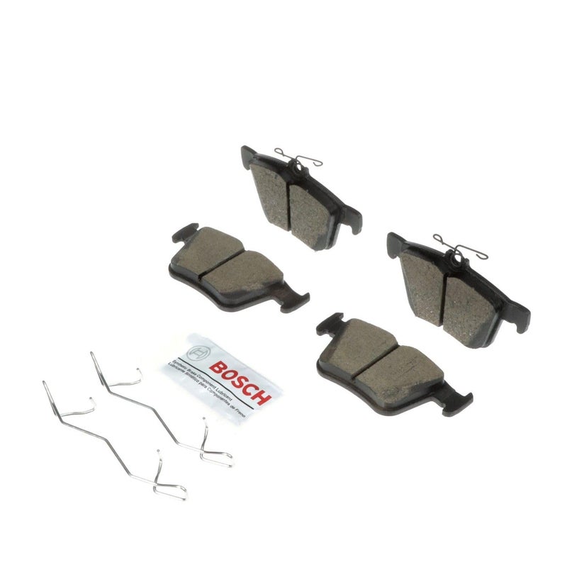BOSCH BC1761 QuietCast Premium Ceramic Disc Brake Pad Set - Compatible with Select Audi A3, A3 Quattro, Q3, RS3, S3, TT/TT RS/TTS Quattro; Volkswagen Arteon, Atlas, Jetta, Taos, Tiguan + More; REAR - Image 3