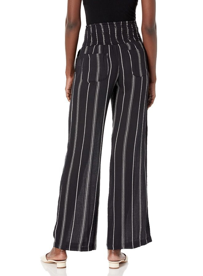 Billabong Women's New Waves Stripe Pant, Black White, Medium - Image 2
