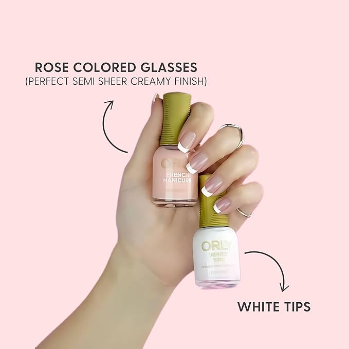 Orly Nail Lacquer French Manicure - Rose Colored Glasses 18ml - Image 3