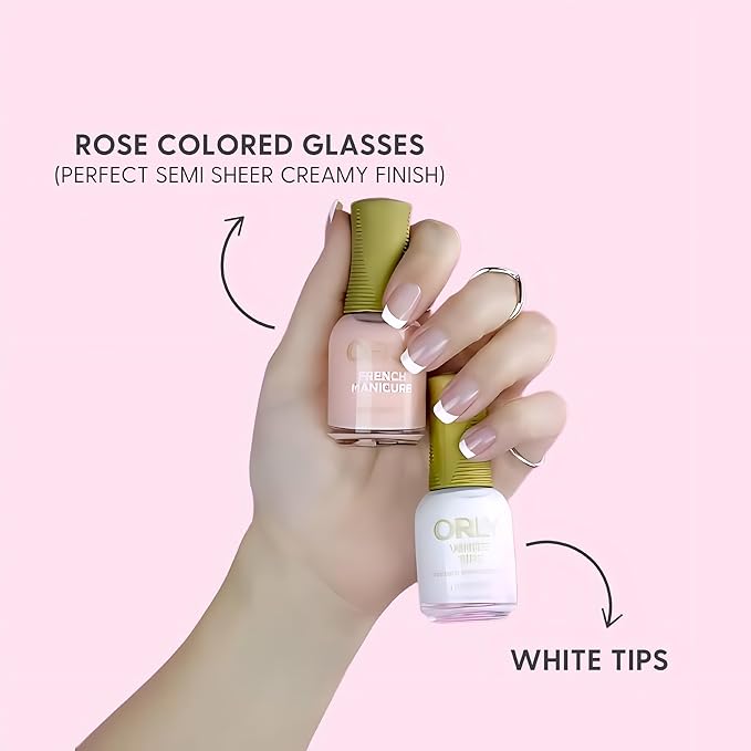 Orly Nail Lacquer French Manicure - Rose Colored Glasses 18ml - Image 1