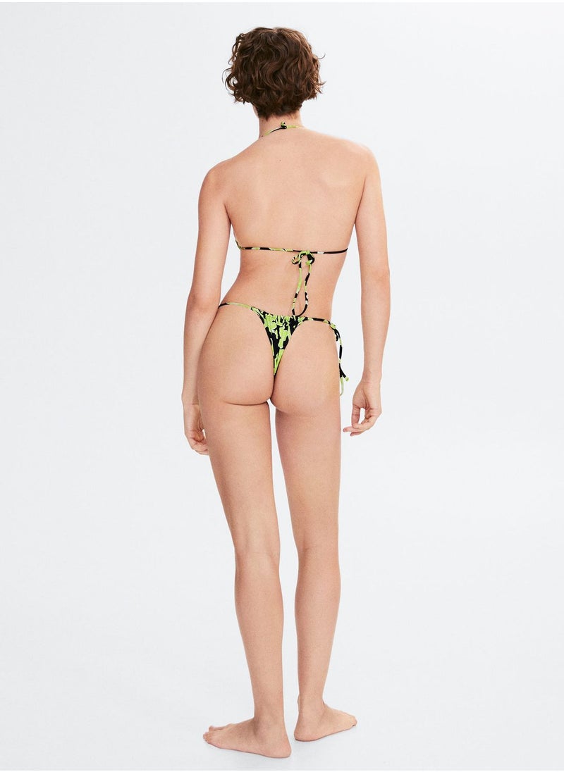 MANGO - Printed Bikini Top - Image 1
