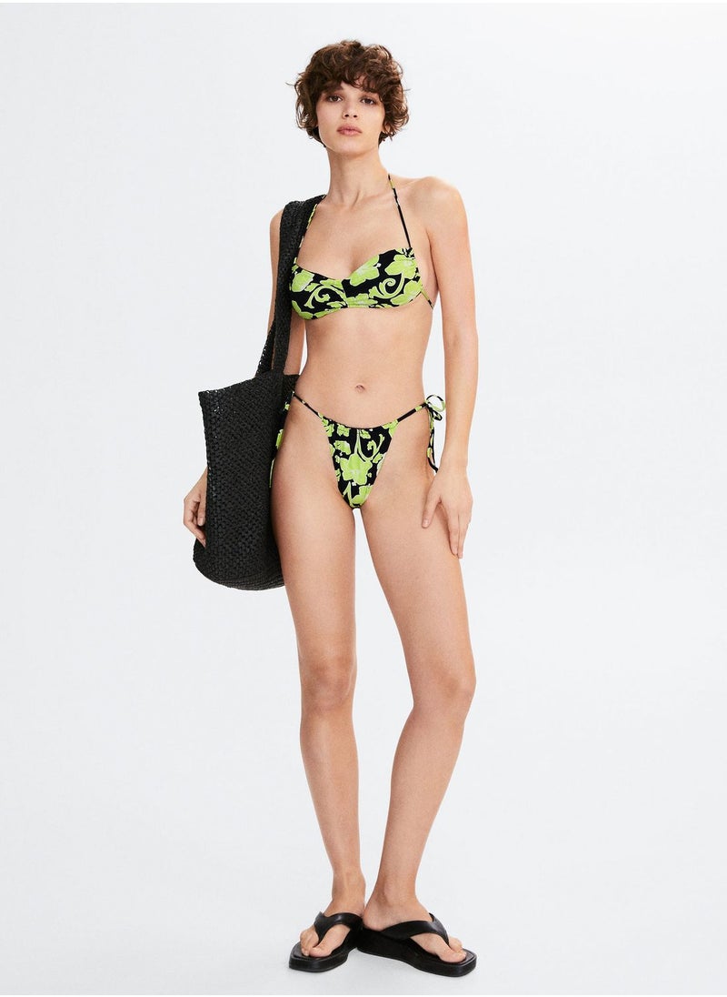MANGO - Printed Bikini Top - Image 1