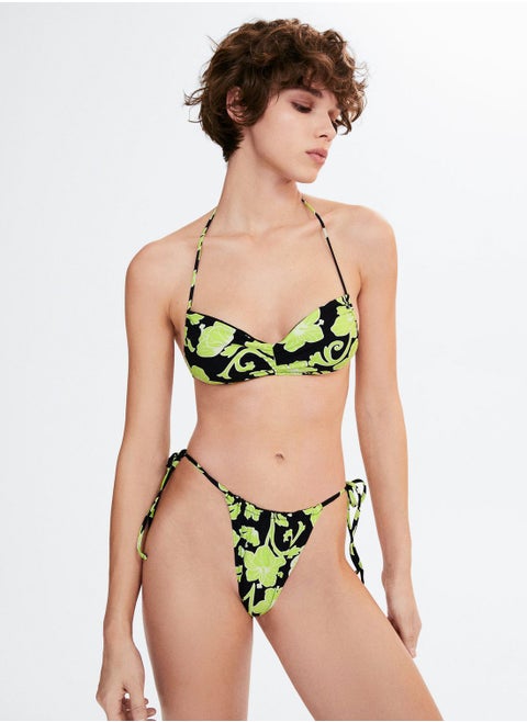 Printed Bikini Top