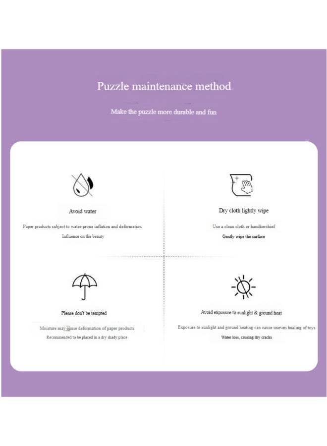 1000 قطعة اللغز | النفط اللوحة مشهد موضوع اللغز | مناسبة للبالغين والأطفال الألغاز والألغاز لعبة عادية - Image 4