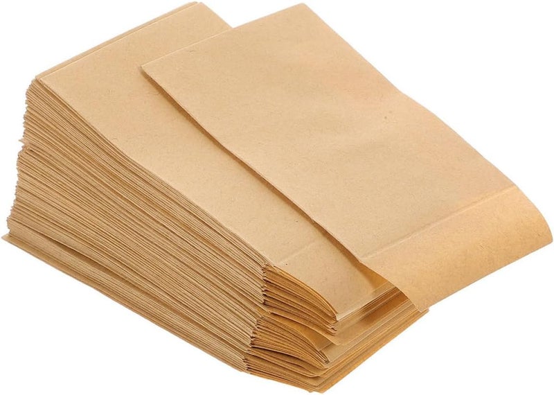 iplusmile 50pcs Small Seeds Envelopes Kraft Paper 9x6cm Self Seal Storage Bags for Seed Packing and Small Item Organization - Image 1