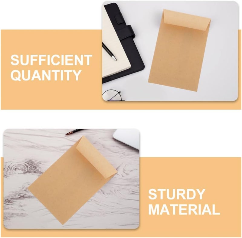 iplusmile 50pcs Small Seeds Envelopes Kraft Paper 9x6cm Self Seal Storage Bags for Seed Packing and Small Item Organization - Image 3