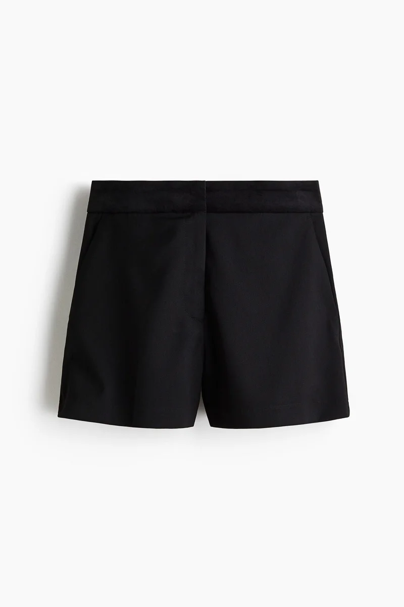H&M High-waisted tailored shorts