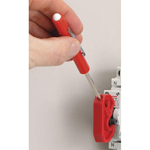 Master Lock S2393 Lockout Tagout Miniature Circuit Breaker Lockout, Universal Fit - Image 5