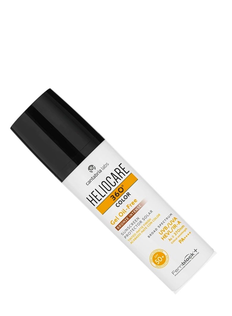 Heliocare 360º Gel Oil-Free SPF50+ Color with Mattifying Action Bronze intense 50ml - Image 4