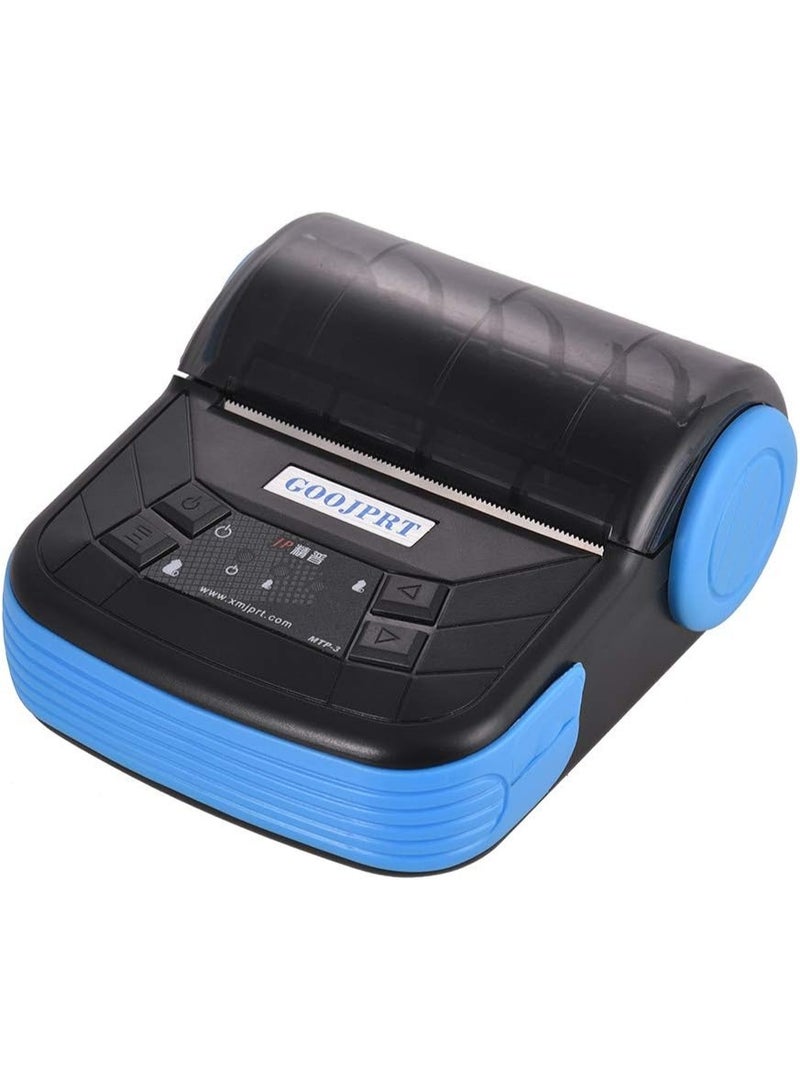 GOOJPRT MTP-3 80mm BT Thermal Printer Portable Lightweight for Supermarket Ticket Receipt Printing - Image 2