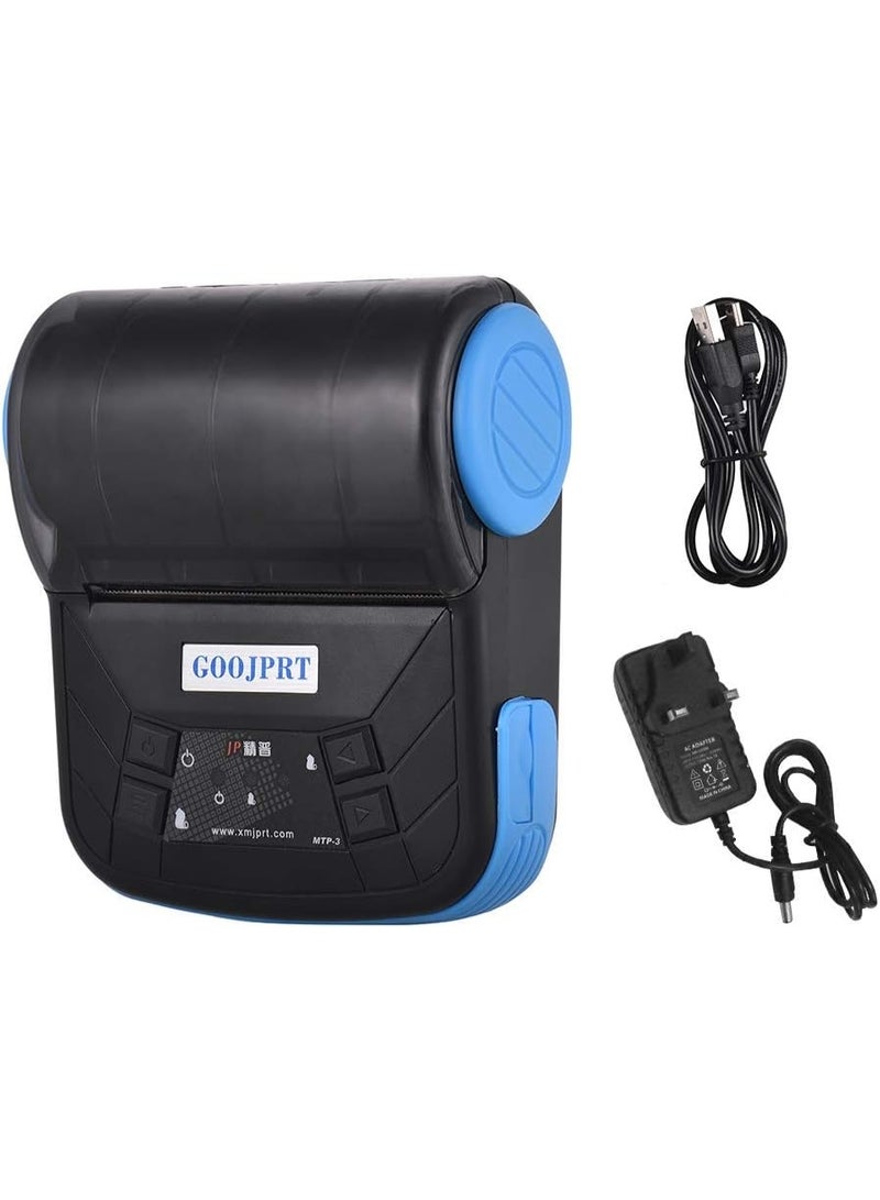 GOOJPRT MTP-3 80mm BT Thermal Printer Portable Lightweight for Supermarket Ticket Receipt Printing - Image 1