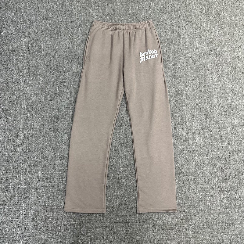 Broken Planet Casual Hoodie  Sweatpants Set CCK02-camel 