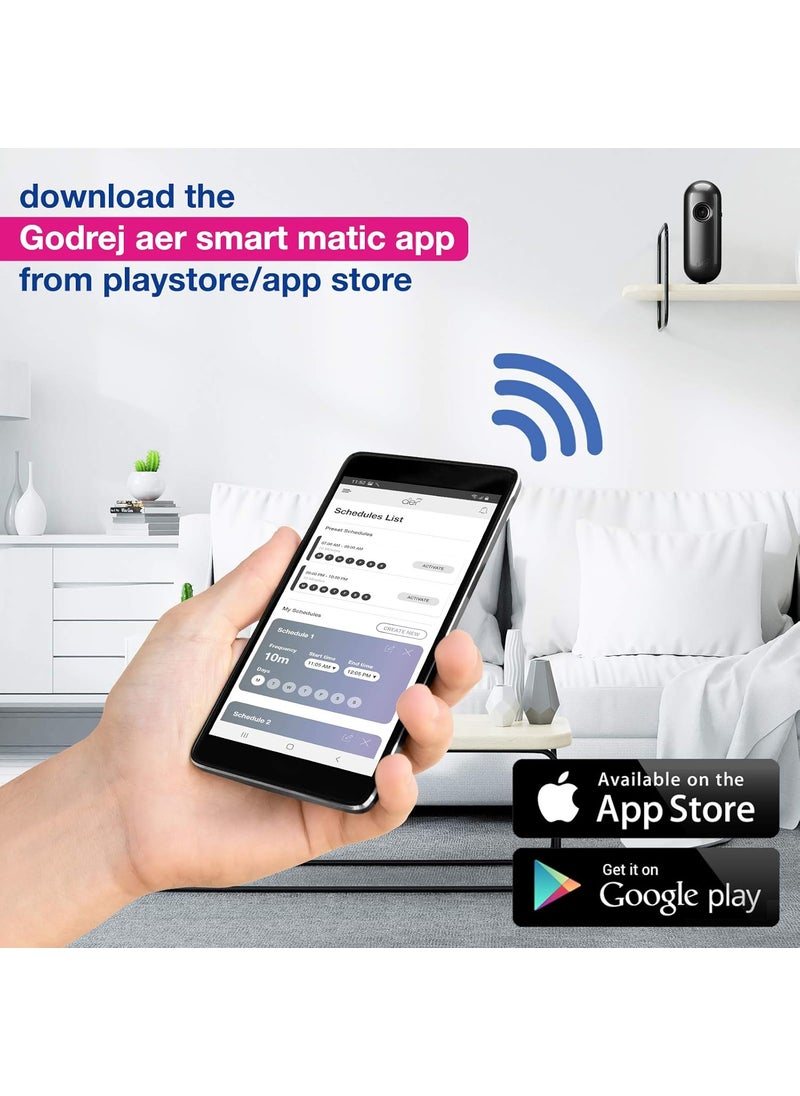 Godrej Aer Godrej aer Matic Refill Automatic Room Fresheners Passion 2200 Sprays Guaranteed Lasts up to 60 days 225ml  - Image 4