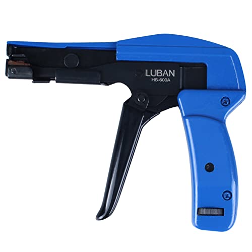 LUBAN Cable Wire Tie Gun With Cable Ties, Professional Fastening Cable Install and Cut Plastic Nylon Ties Tool - Image 2