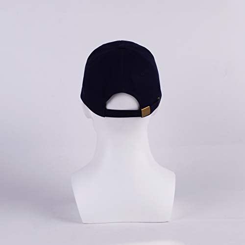LANGZHEN Baseball Dad Cap 100% Cotton Fits Men Women Classic Adjustable Plain Hat(Structured-Navy) - Image 5