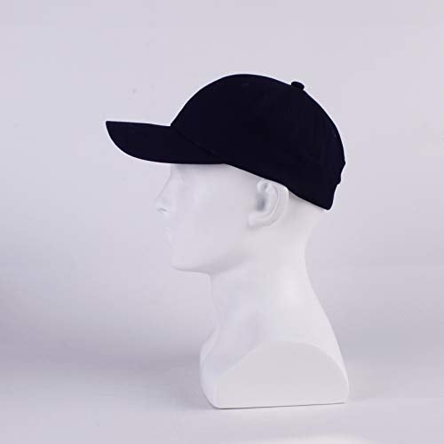 LANGZHEN Baseball Dad Cap 100% Cotton Fits Men Women Classic Adjustable Plain Hat(Structured-Navy) - Image 4