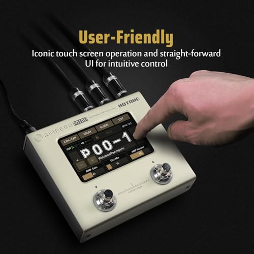 HOTONE Multi Effects Processor Pedal Guitar Bass Amp Modeling IR Cabinets Simulation Multi LanguageStereo OTG USB Audio Interface Ampero Mini MP-50 (Include 10 PCS Additional Footswitch Toppers) - Image 5