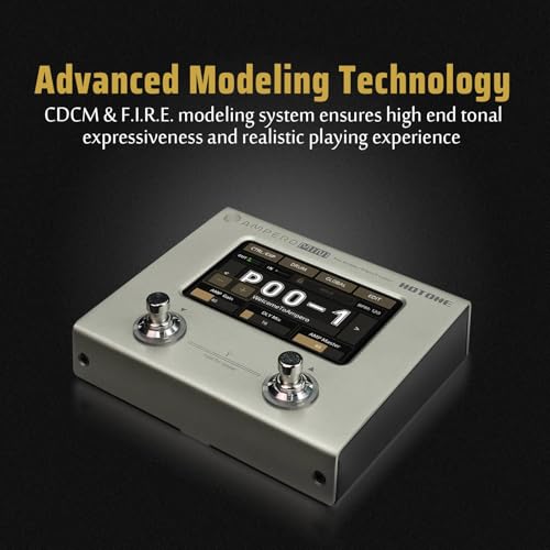 HOTONE Multi Effects Processor Pedal Guitar Bass Amp Modeling IR Cabinets Simulation Multi LanguageStereo OTG USB Audio Interface Ampero Mini MP-50 (Include 10 PCS Additional Footswitch Toppers) - Image 2