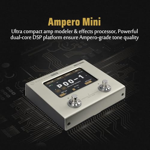 HOTONE Multi Effects Processor Pedal Guitar Bass Amp Modeling IR Cabinets Simulation Multi LanguageStereo OTG USB Audio Interface Ampero Mini MP-50 (Include 10 PCS Additional Footswitch Toppers) - Image 3
