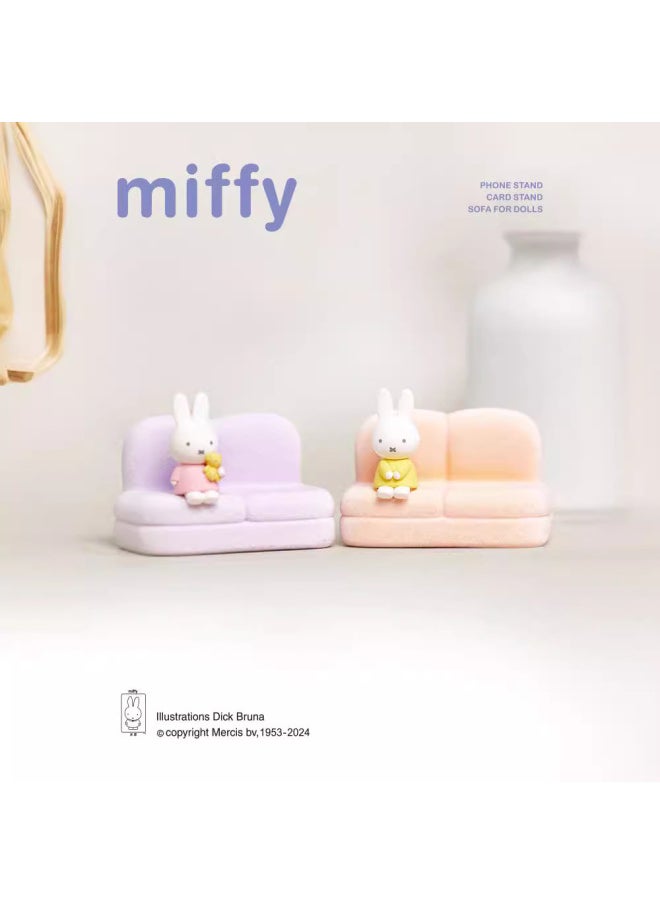 Generic - Genuine Miffy Miffy Sofa Stand Series 2 Generation Blind Box Model Hand-held Children's Gift Ornaments Wholesale-Colors:Miffy Antique Series Blind Box [3 Small Boxes In One Small Box, 8 Small Boxes In One End Box] - Image 1
