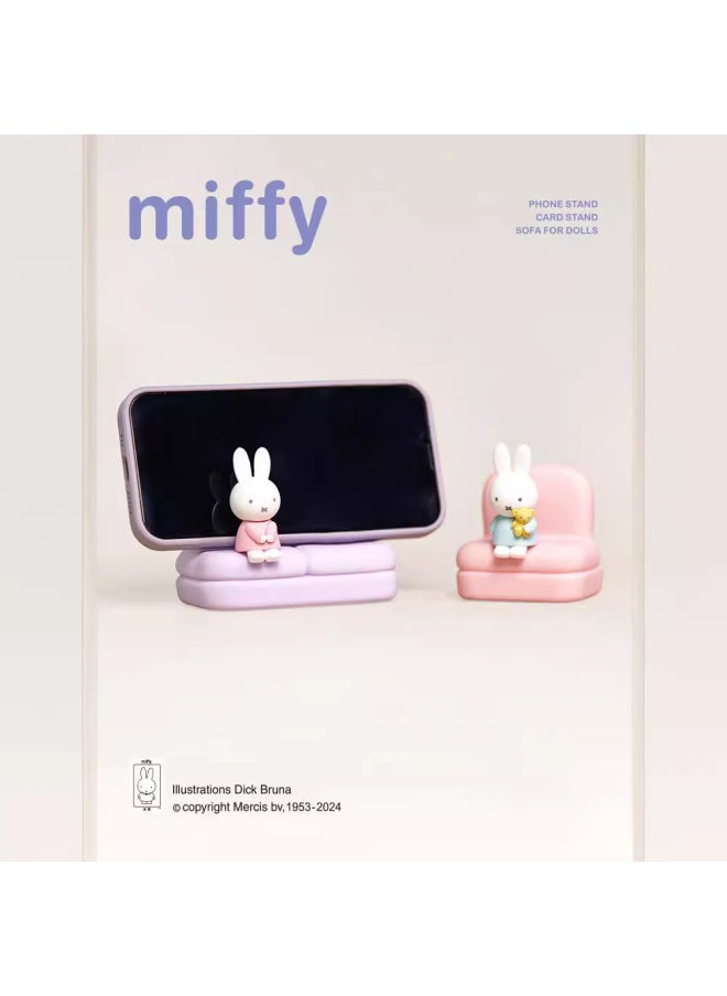 Generic - Genuine Miffy Miffy Sofa Stand Series 2 Generation Blind Box Model Hand-held Children's Gift Ornaments Wholesale-Colors:Miffy Antique Series Blind Box [3 Small Boxes In One Small Box, 8 Small Boxes In One End Box] - Image 1