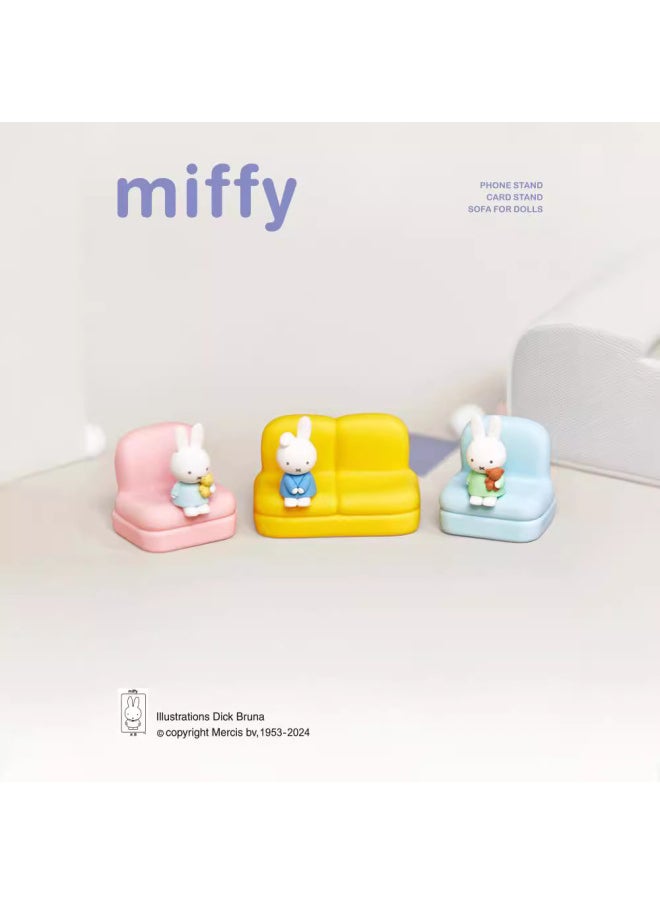 Generic - Genuine Miffy Miffy Sofa Stand Series 2 Generation Blind Box Model Hand-held Children's Gift Ornaments Wholesale-Colors:Miffy Antique Series Blind Box [3 Small Boxes In One Small Box, 8 Small Boxes In One End Box] - Image 1