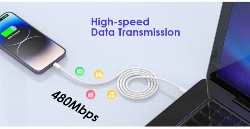 Bin Kamil USB-C to USB-C Cable, Fast Charging 1 Meter Braided Type-C Charger Cord, PD Super Fast Charging Cable for iPhone 15 16 17, Samsung, iPad, Xiaomi, MacBook - Image 2