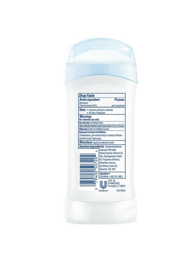 Dove Anti-Perspirant Deodorant Invisible Solid Powder, 2.6 Ounce (Pack of 4) - Image 2