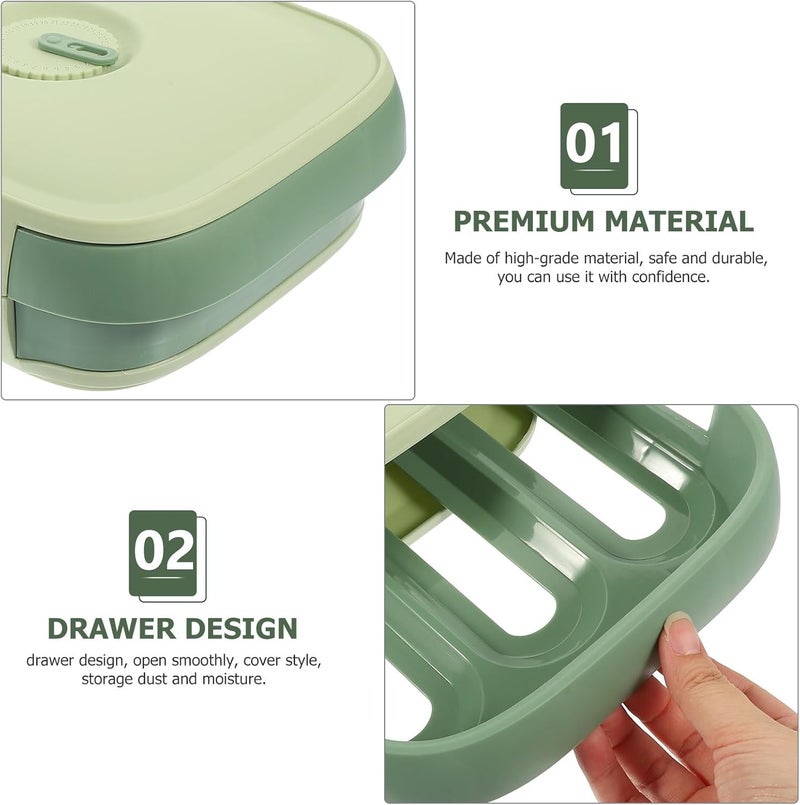 Market multi-use trusted quality Drawer Type Egg Holder with Lid Large Capacity Green Egg Storage Container for Refrigerator Stackable and Pantry Storage Newly stocked local goods Affordable trusted craftsmanship Scratch resistant Compact trendy practical build Gulf standard sizing alternatives Classified organized storage Closed & open space compatible Neat shape Wear resistant All condition fit Priority based order prep Gulf climate tested upgraded quality Certified local stock Multi-purpose fine material Anti slip Simple multi-color universal build Repeated use resistant selected material Fixed delivery schedule Compact design Easy store & transit build KSA local stock Budget friendly trendy design Wide range compatible material Home & light industrial compatible - Image 3