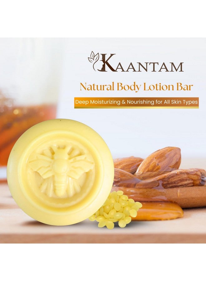 Kaantam Natural Body Lotion Bar - Deep Moisturizing & Nourishing for All Skin Types, Reduces Acne Scars, Heals Rashes & Blemishes, Portable & Eco-Friendly Solid Lotion for Men & Women - Image 2