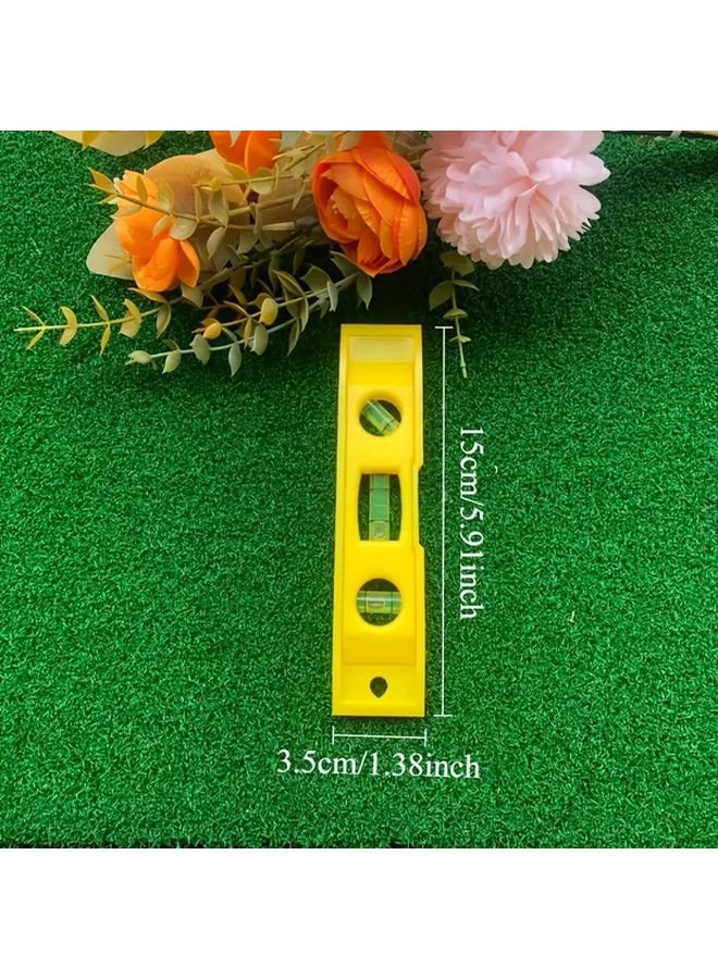 Fuchsia Yellow Portable Dual Color Mini Bubble Torpedo Level 001inch Accuracy - Image 3